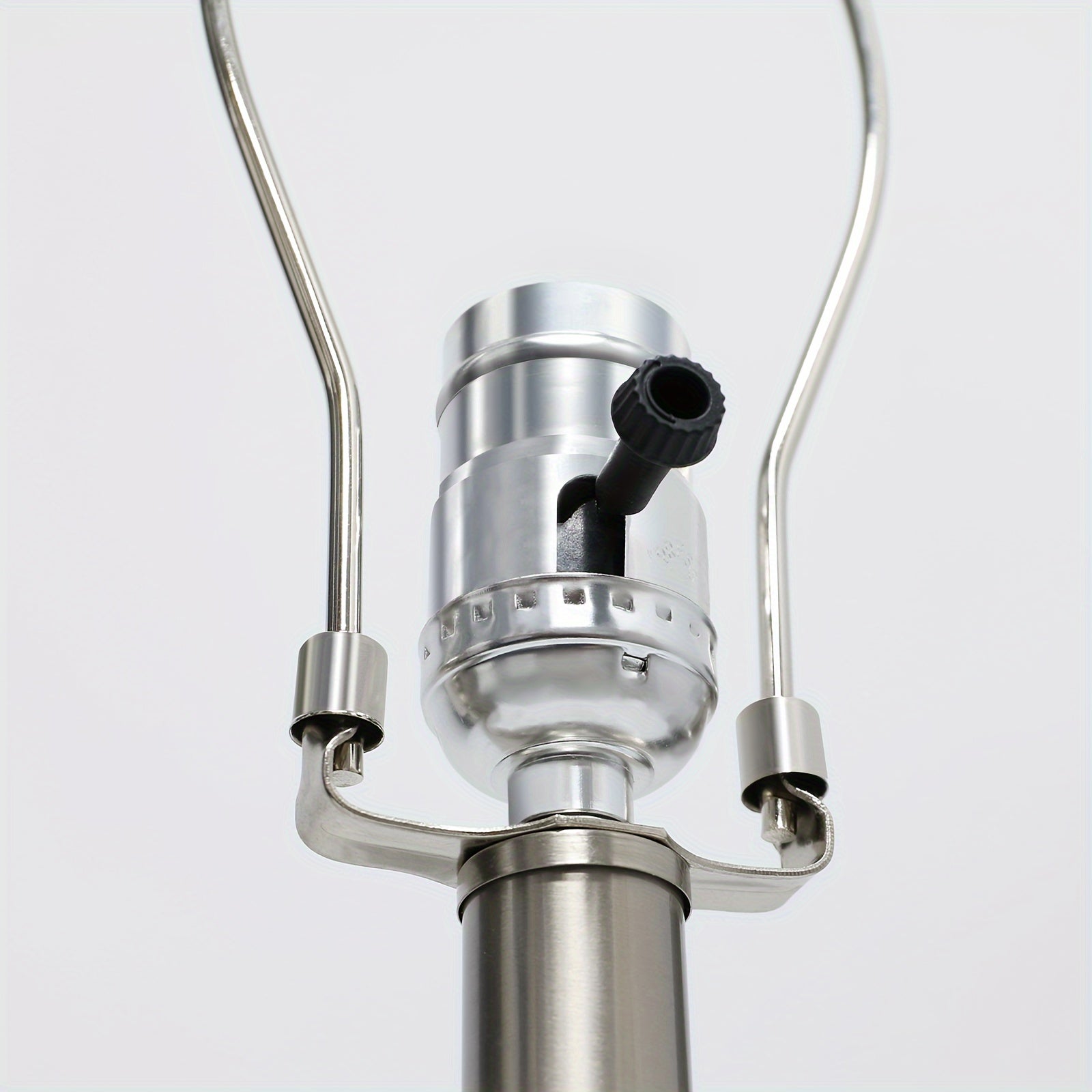 21'' Rustic Ceramic Table Lamps For Small Spaces, E26 Socket, High Distressed Grey\u002FBlack Clay Little Accent Lamp Decorative For Kitchen Counter, Bedroom Nightstand, Living Room, Entryway, Console Table, White Empire Linen Shade (Bulb Not Included)