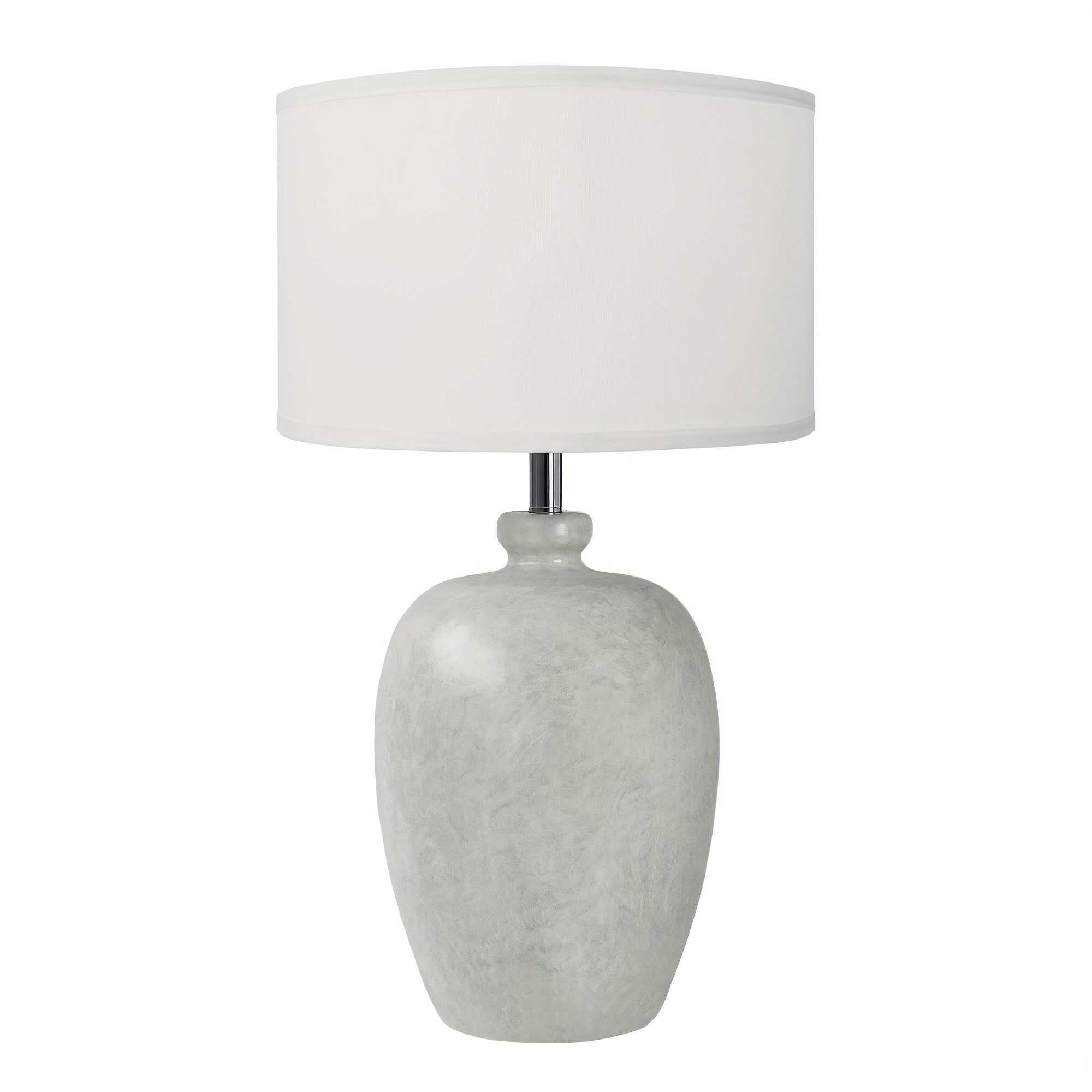 Bedroom Bedside Table Lamp, Living Room Table Lamp with White Linen Lampshade Modern 26.97\