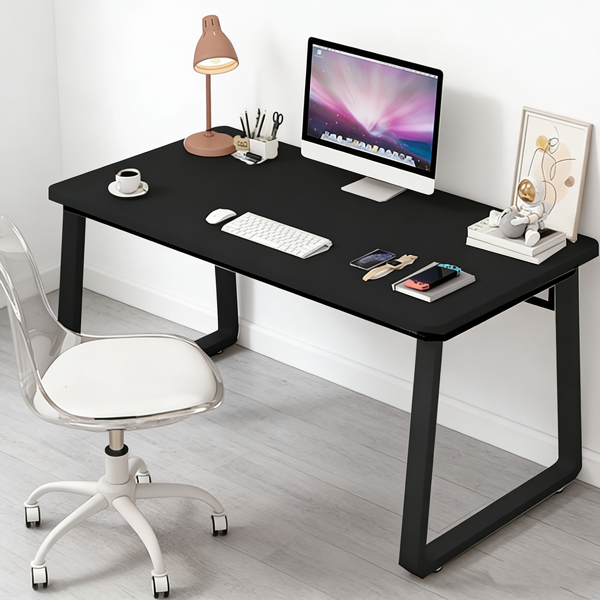 Gaming Computer Desk Modern Simple Style Desk for Home Office, Small Writing Table Study Corner PC Work Desk Suitable for Home Office